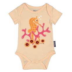 Body Bébé Hippocampe En Coton Bio - Le Coq En Pâte
