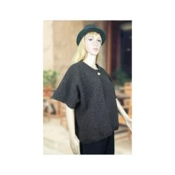 Bolero Tarasconnaise En Pure Laine Naturelle - Les Laines Du Forez -Mode Vêtement Magasin bolero tarasconnaise en pure laine naturelle les laines du forez 4