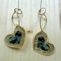 Boucles D'oreille Or Papillon - Micotiti