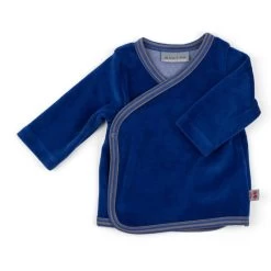 Cache-Coeur En Velours Bleu - Froy And Dind