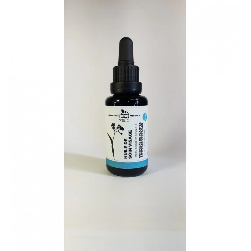 Huile De Soin Visage Peau Sèche Et Sensible - Autour Des Plantes 1 Huile De Soin Visage Peau Sèche Et Sensible - Autour Des Plantes