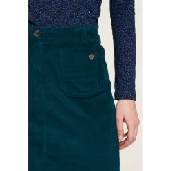 Jupe En Velours Côtelé De Coton Bio- Tranquillo -Mode Vêtement Magasin jupe en velours cotele de coton bio tranquillo 3