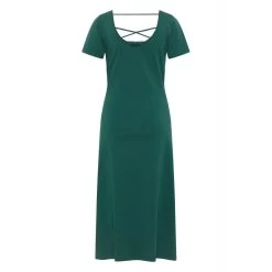 Robe Trapèze Midi En Coton Bio - Tranquillo -Mode Vêtement Magasin robe trapeze midi en coton bio tranquillo 5