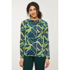 Top Birch à Col Cascade En Coton Bio - Tranquillo