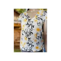 Top Who Imprimé En Coton - Yak Hotel -Mode Vêtement Magasin top who imprime en coton yak hotel 2