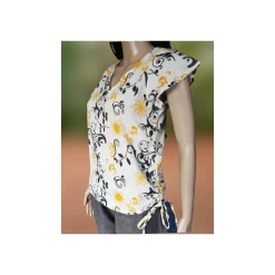 Top Who Imprimé En Coton - Yak Hotel