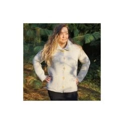 Veste Hague Beige En Pure Laine Du Forez